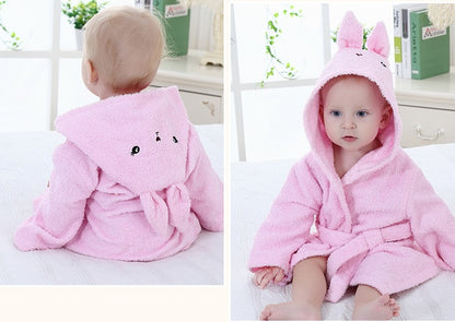 Cartoon Modelling Baby Towels Bathrobes
