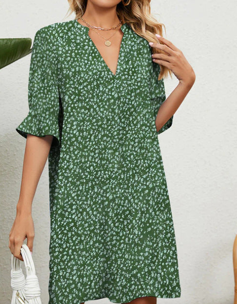 Crafted Floral Dress