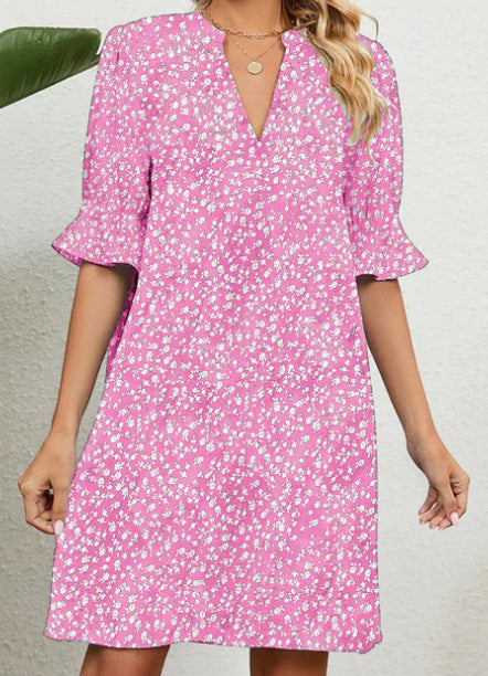 Crafted Floral Dress