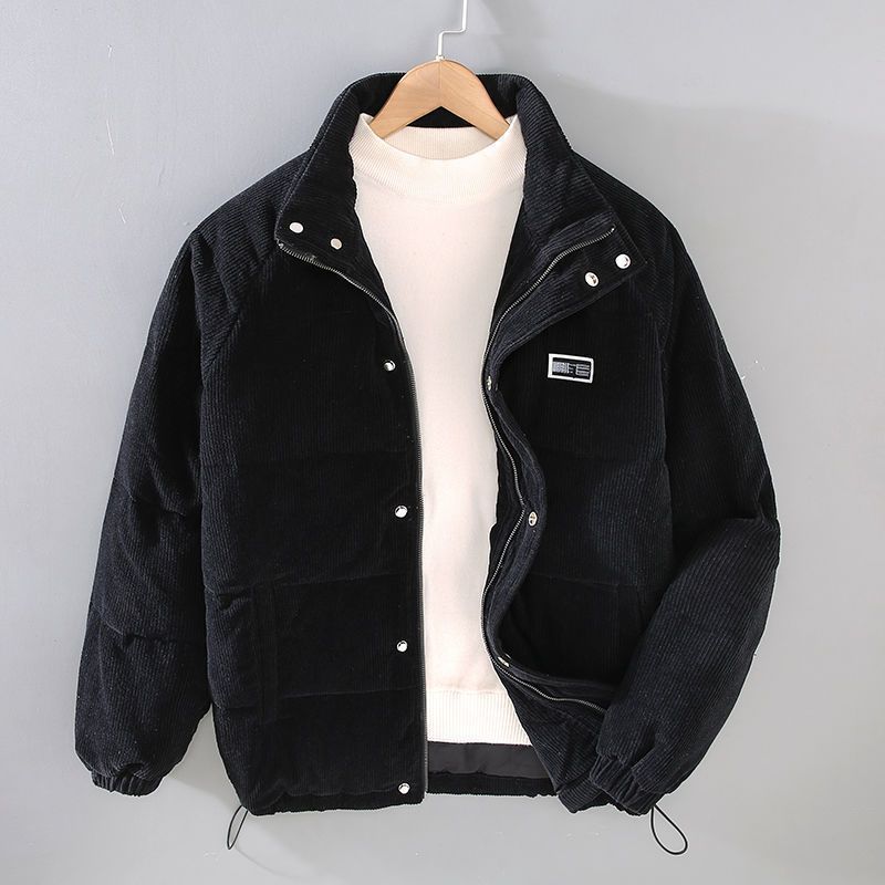 Male Japanese Retro Out-of-season Trend Thick Warm Jacket