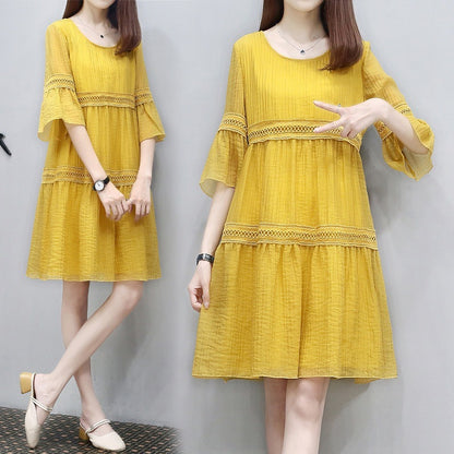 Chiffon Loose Mid-length Dress