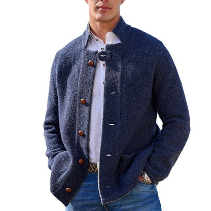 Men Outerwear Mid-length Coat