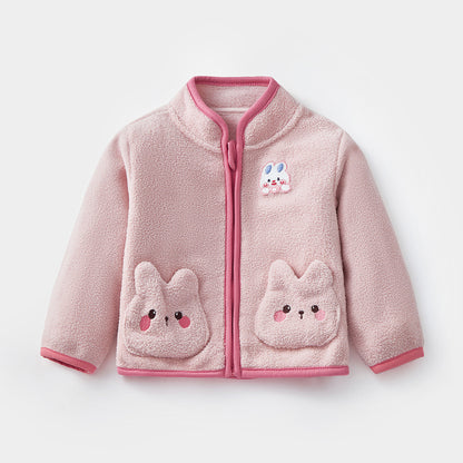 Cosy and Stylish Baby Delicate Fleece  Coat